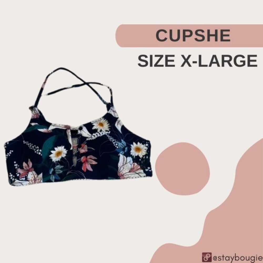 CUPSHE Bikini Top - Size XL
